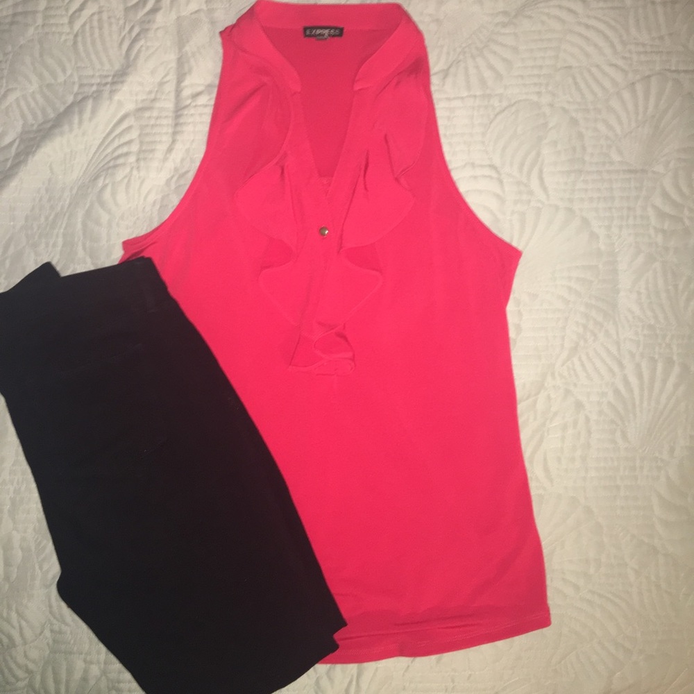 EUC Express Ruffle Tank